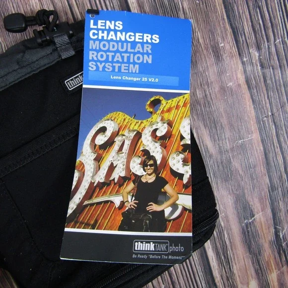 Think Tank Photo Lens Changer 25 V2.0 Modular Camera Lens Pouch Black Bag Case - Picture 3 of 4